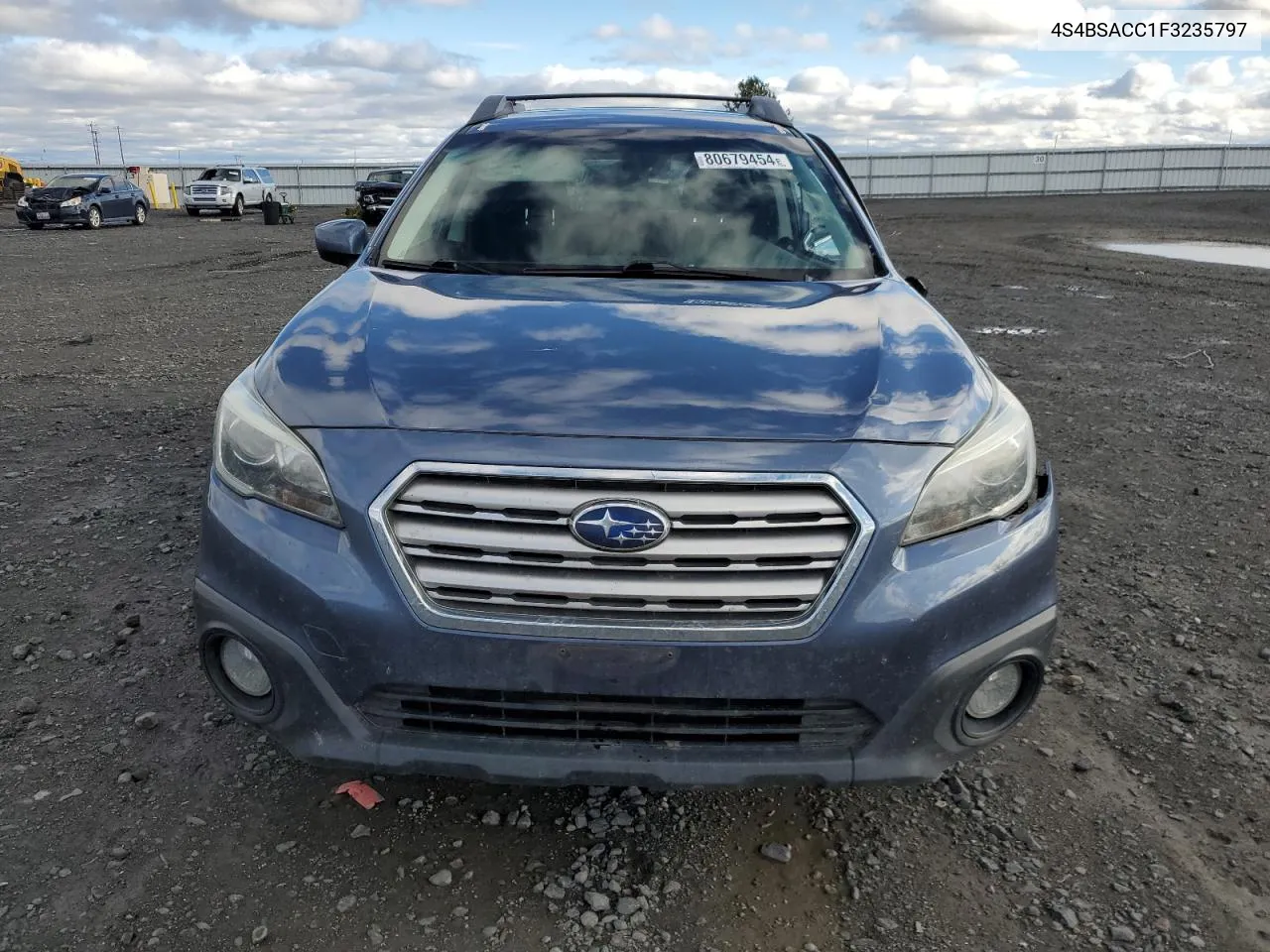 2015 Subaru Outback 2.5I Premium VIN: 4S4BSACC1F3235797 Lot: 80679454