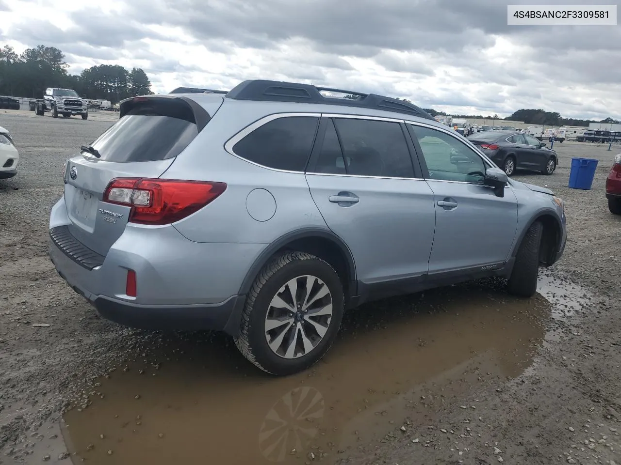 2015 Subaru Outback 2.5I Limited VIN: 4S4BSANC2F3309581 Lot: 81019504