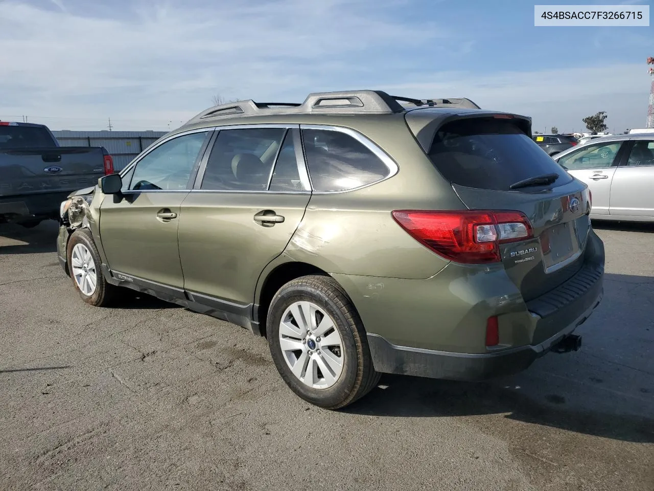 2015 Subaru Outback 2.5I Premium VIN: 4S4BSACC7F3266715 Lot: 81199314