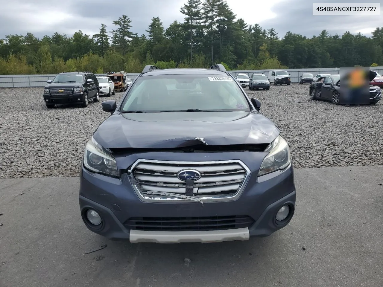 2015 Subaru Outback 2.5I Limited VIN: 4S4BSANCXF3227727 Lot: 81776704