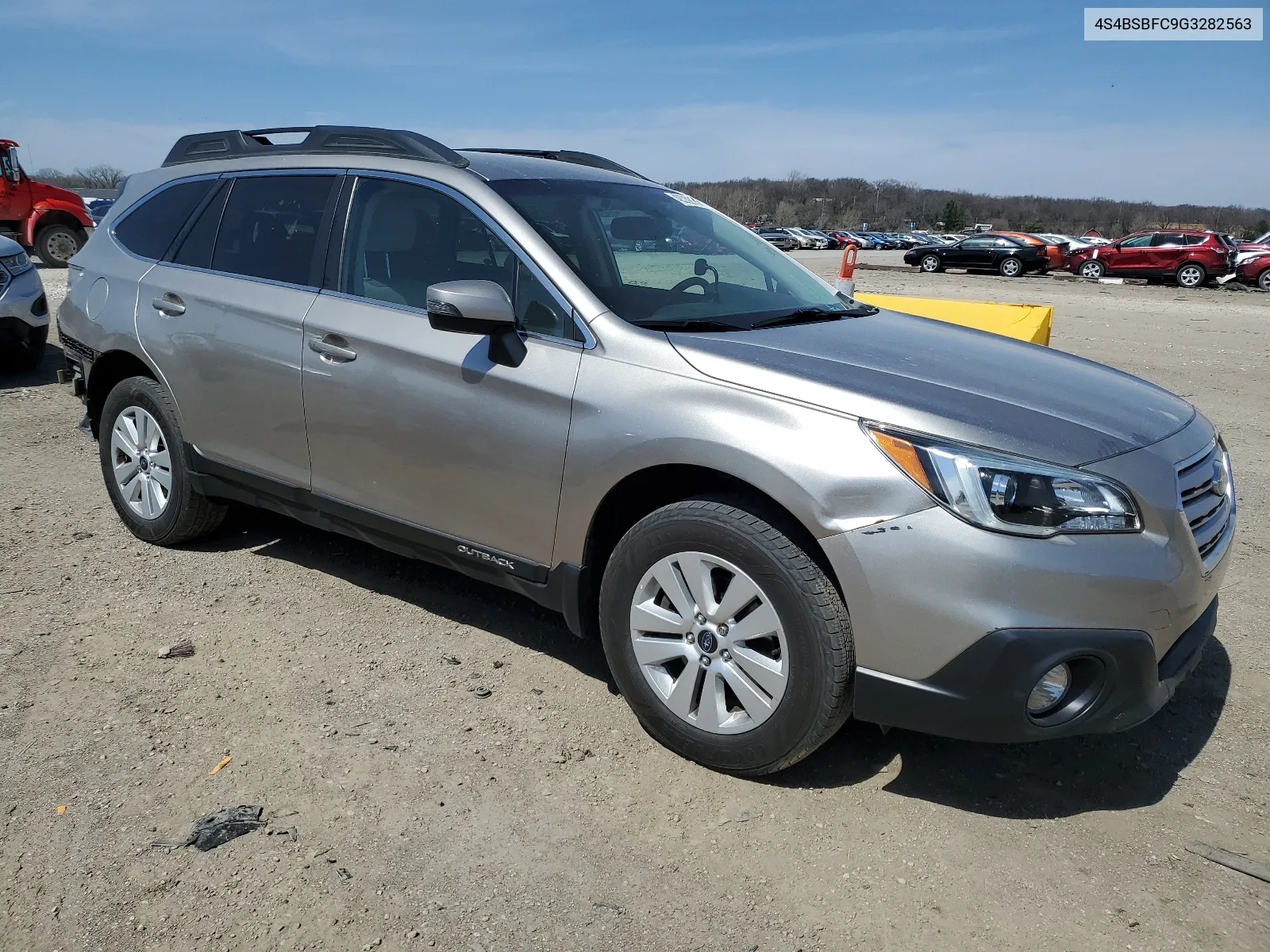 2016 Subaru Outback 2.5I Premium VIN: 4S4BSBFC9G3282563 Lot: 48339914