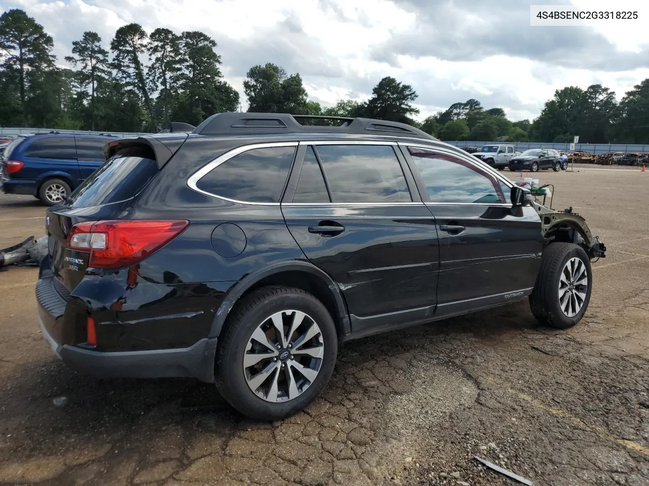 2016 Subaru Outback 3.6R Limited VIN: 4S4BSENC2G3318225 Lot: 54567994