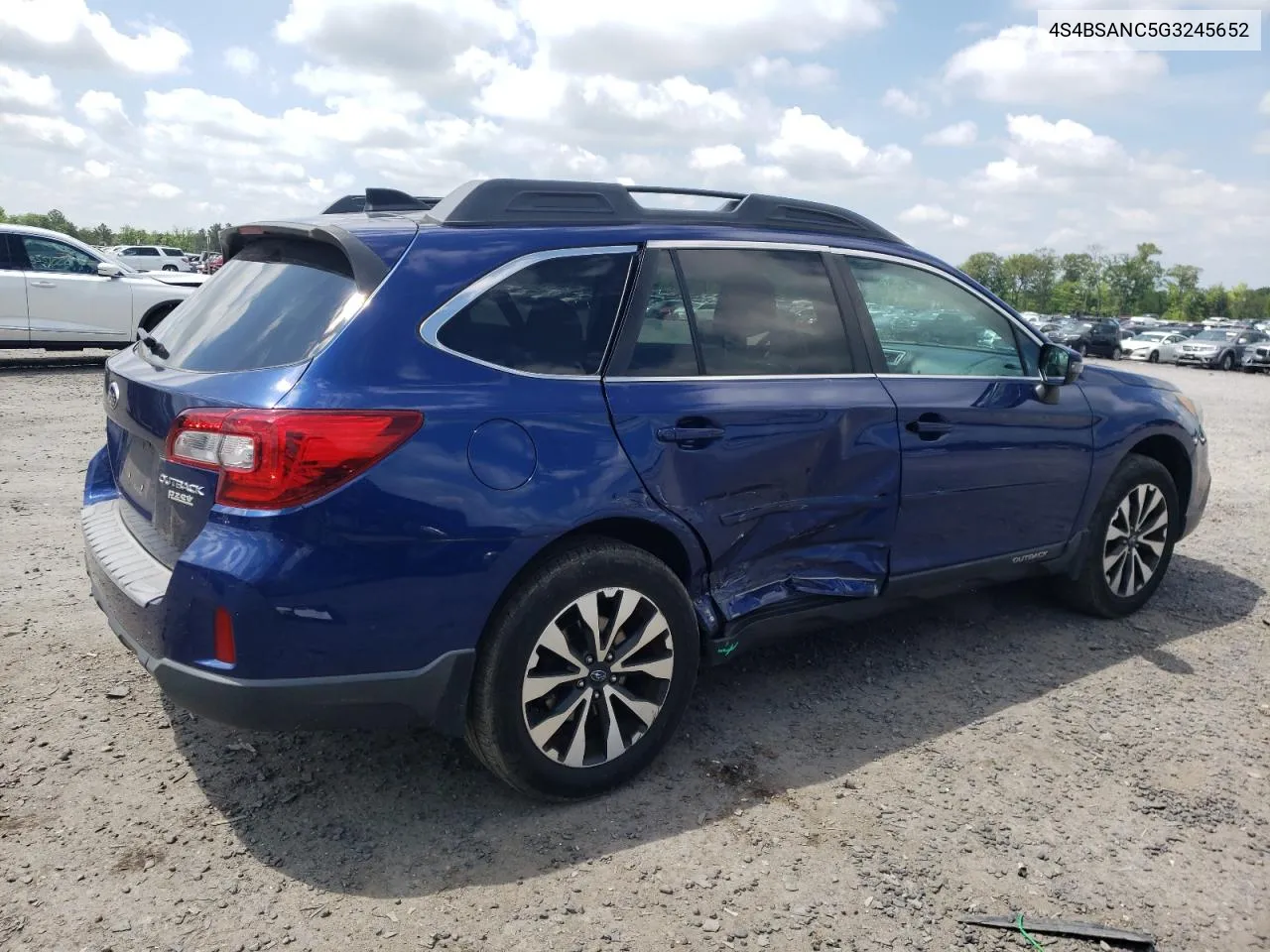 4S4BSANC5G3245652 2016 Subaru Outback 2.5I Limited