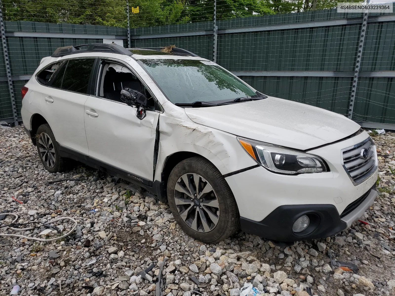 2016 Subaru Outback 3.6R Limited VIN: 4S4BSENC4G3239364 Lot: 55256904