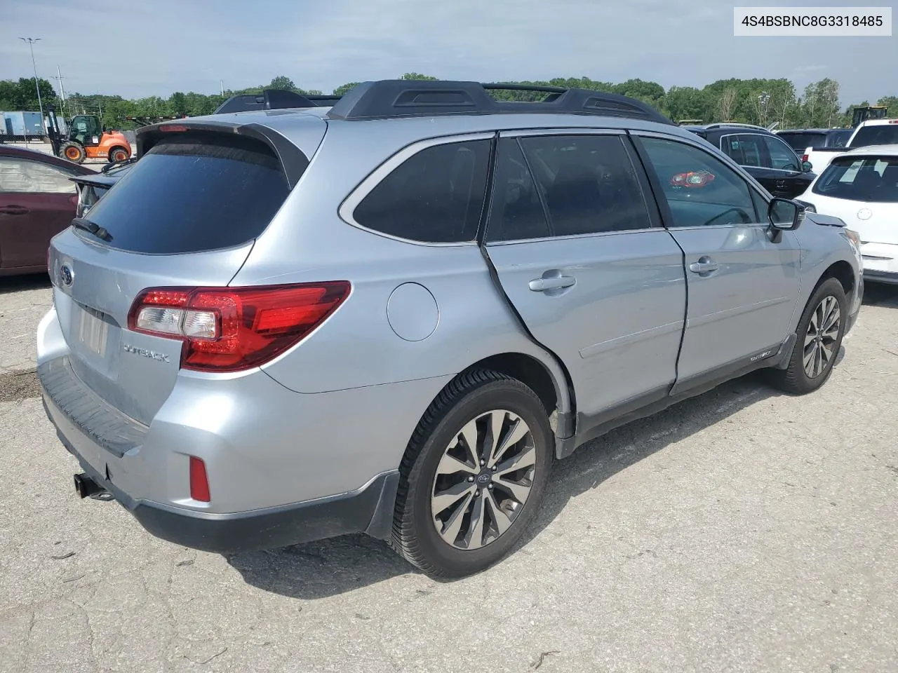 2016 Subaru Outback 2.5I Limited VIN: 4S4BSBNC8G3318485 Lot: 56151204