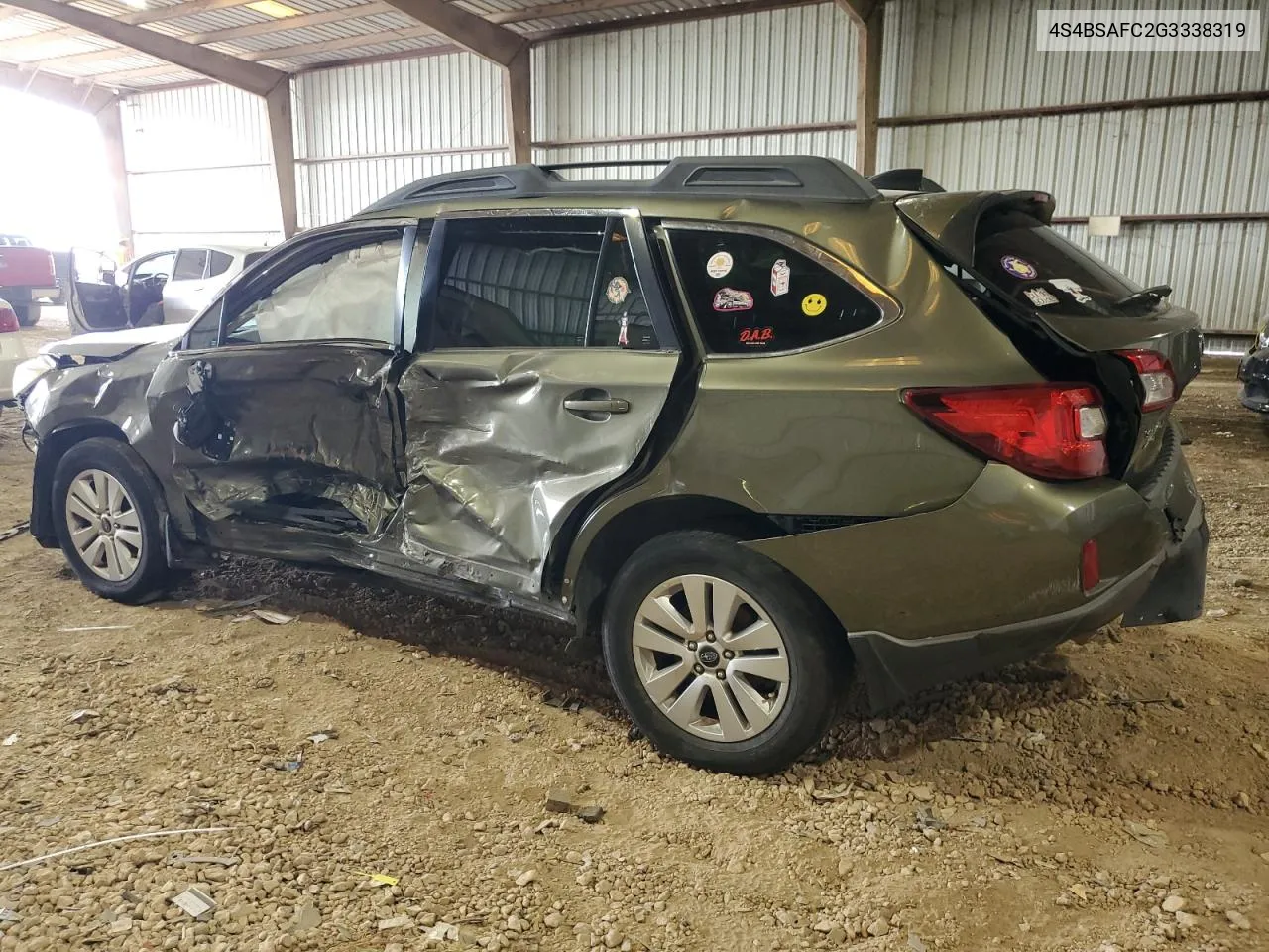 2016 Subaru Outback 2.5I Premium VIN: 4S4BSAFC2G3338319 Lot: 58744964