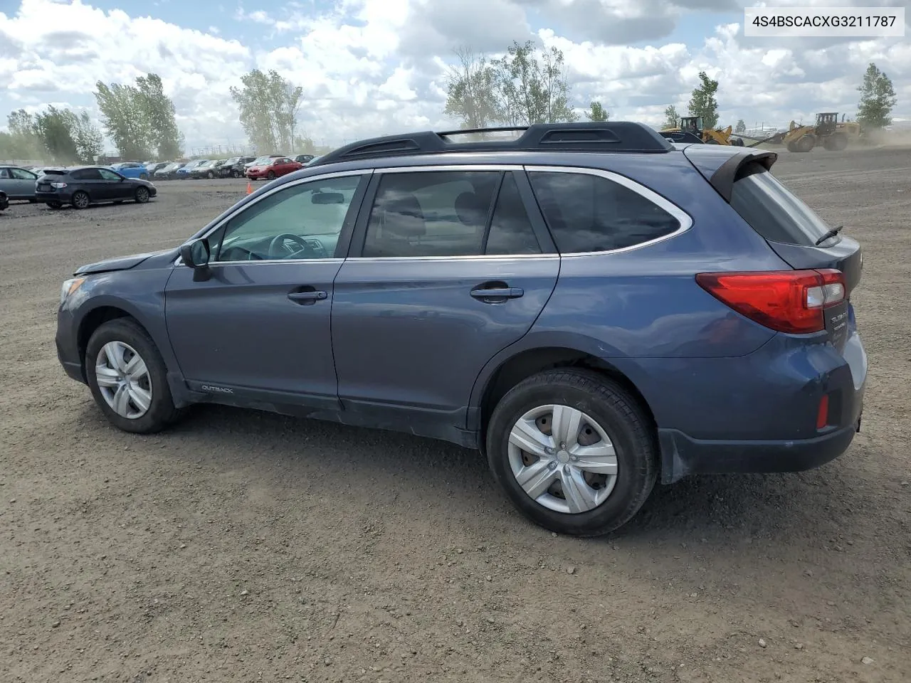 2016 Subaru Outback 2.5I VIN: 4S4BSCACXG3211787 Lot: 63194834