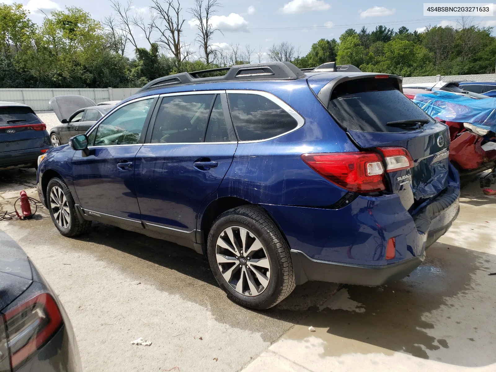 4S4BSBNC2G3271633 2016 Subaru Outback 2.5I Limited