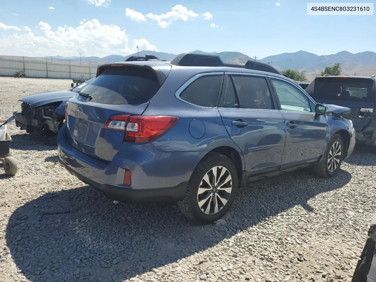 4S4BSENC8G3231610 2016 Subaru Outback 3.6R Limited