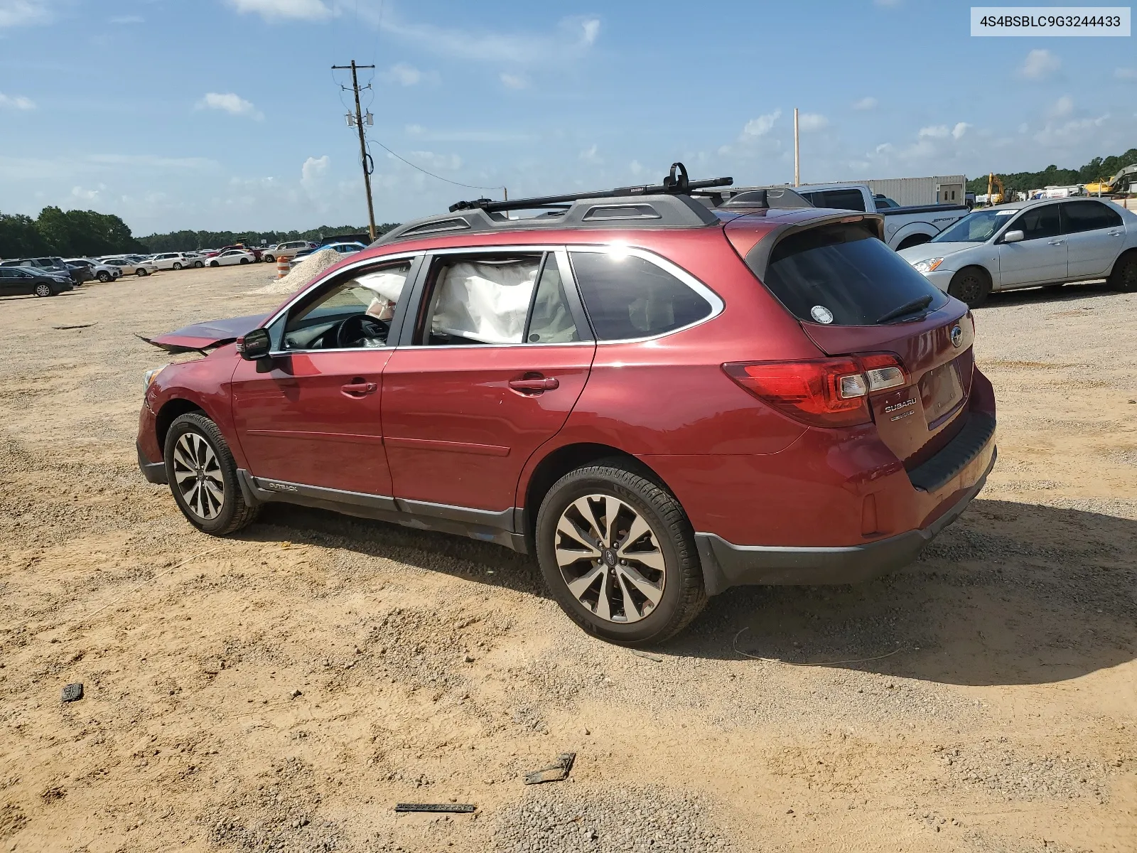 2016 Subaru Outback 2.5I Limited VIN: 4S4BSBLC9G3244433 Lot: 65167734