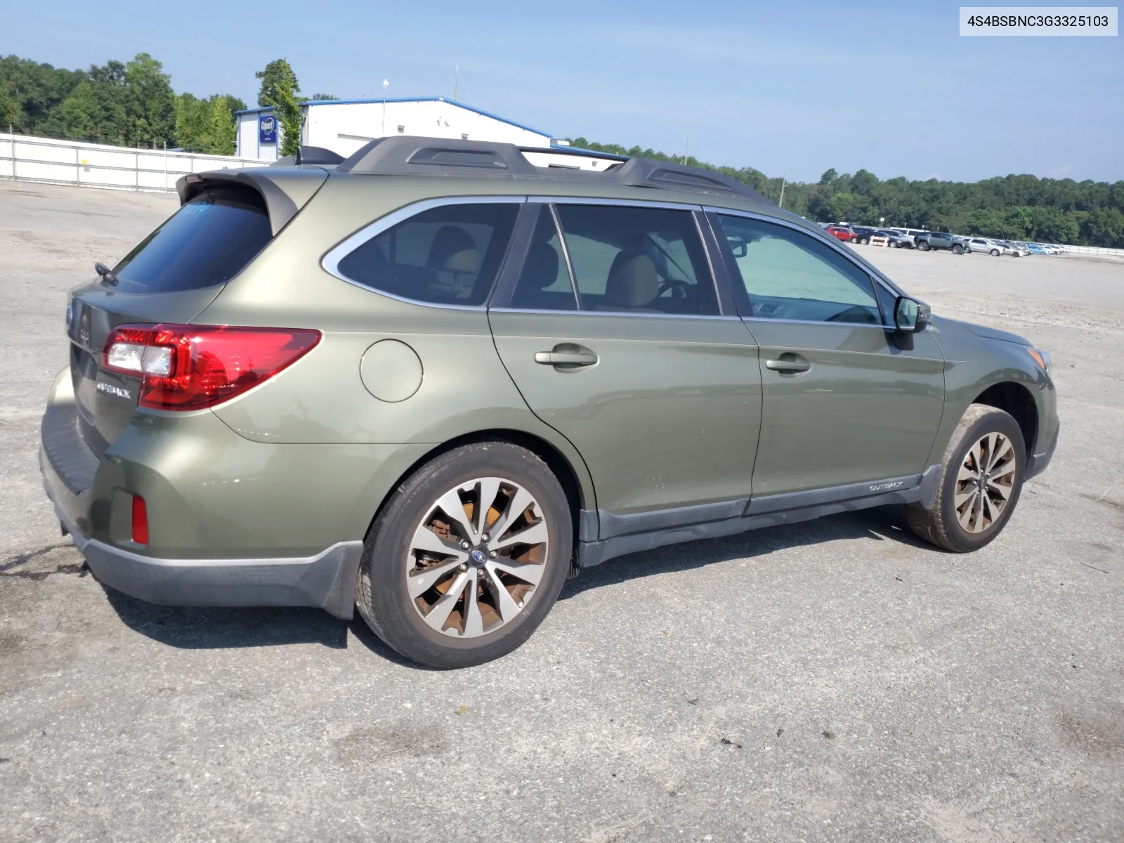 4S4BSBNC3G3325103 2016 Subaru Outback 2.5I Limited