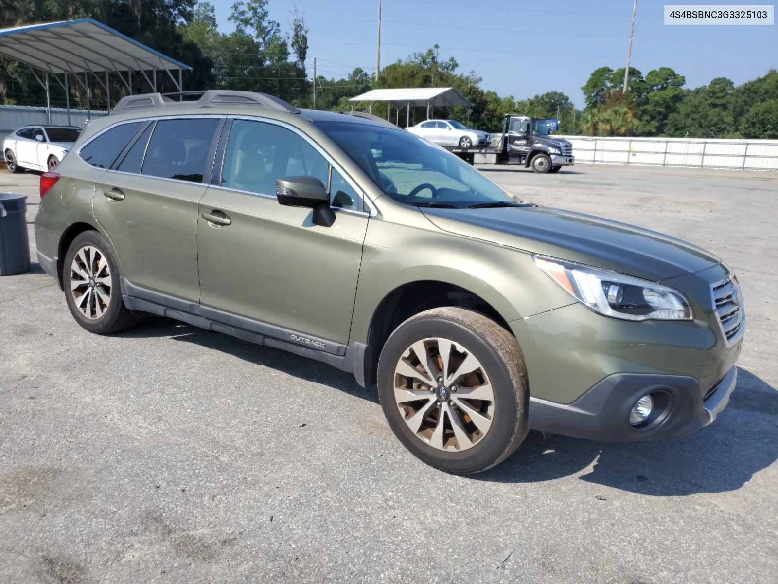 2016 Subaru Outback 2.5I Limited VIN: 4S4BSBNC3G3325103 Lot: 66597284