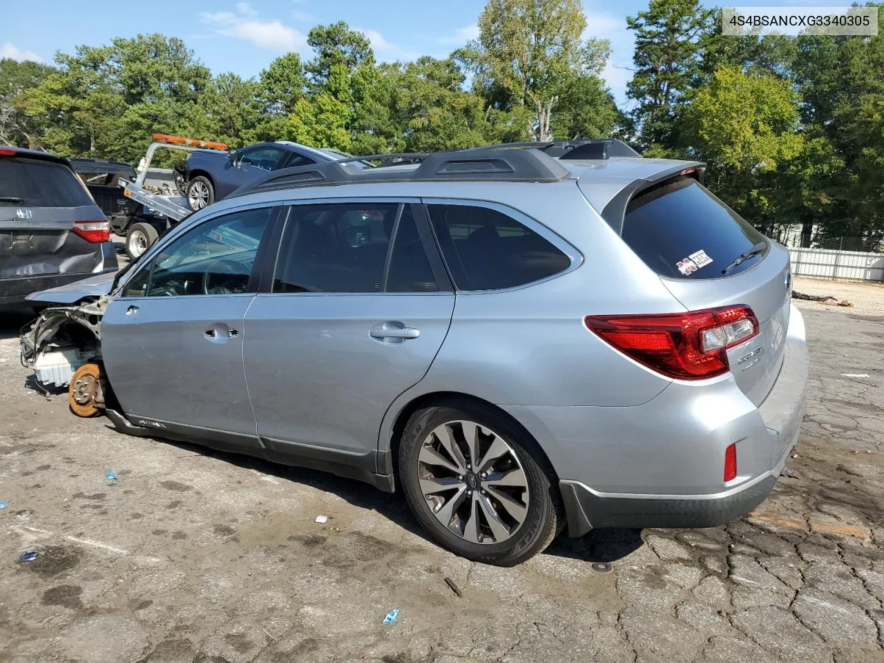 2016 Subaru Outback 2.5I Limited VIN: 4S4BSANCXG3340305 Lot: 66694954