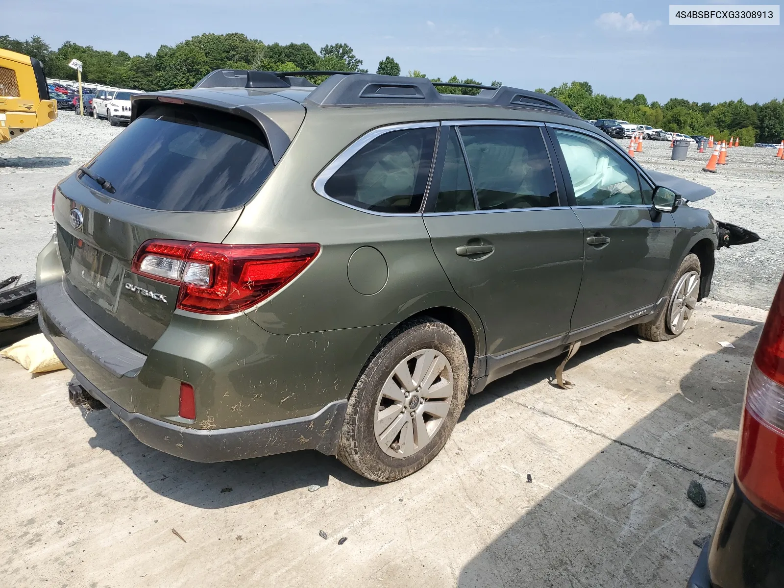 2016 Subaru Outback 2.5I Premium VIN: 4S4BSBFCXG3308913 Lot: 67020854