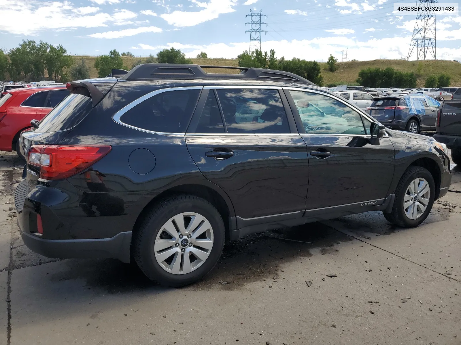 2016 Subaru Outback 2.5I Premium VIN: 4S4BSBFC8G3291433 Lot: 67314664