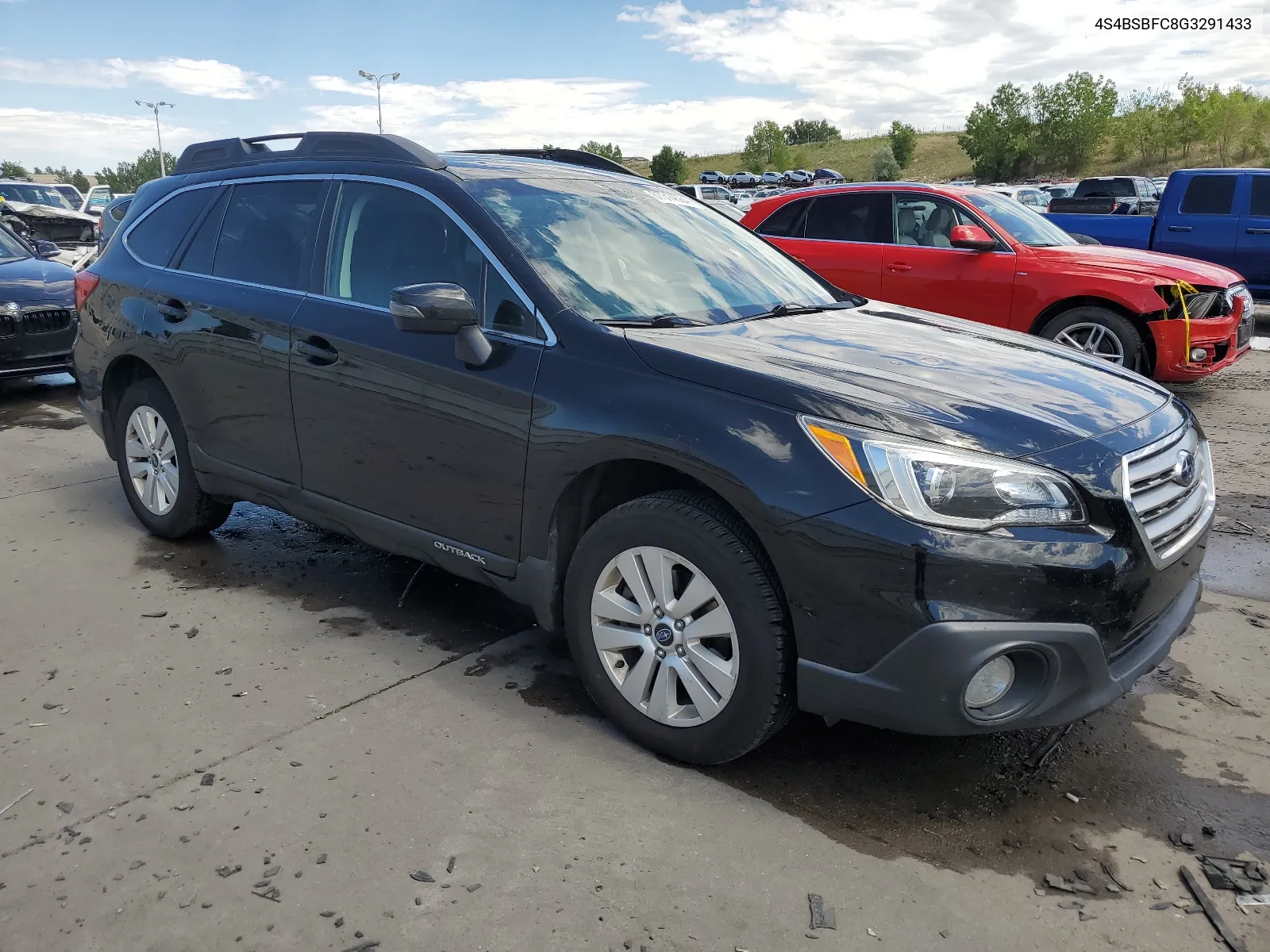 2016 Subaru Outback 2.5I Premium VIN: 4S4BSBFC8G3291433 Lot: 67314664