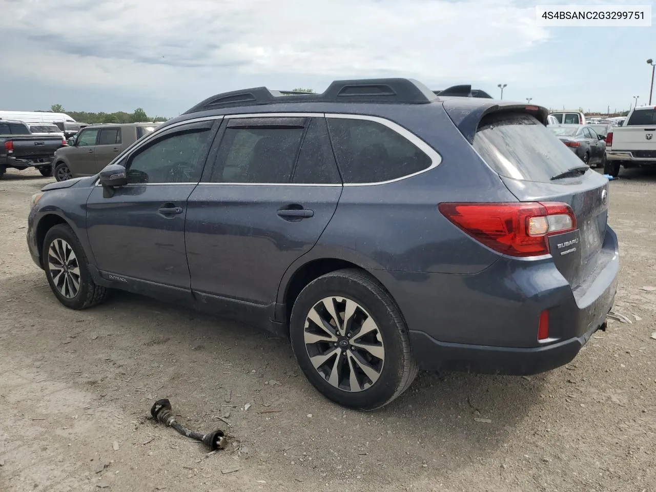 2016 Subaru Outback 2.5I Limited VIN: 4S4BSANC2G3299751 Lot: 69298334