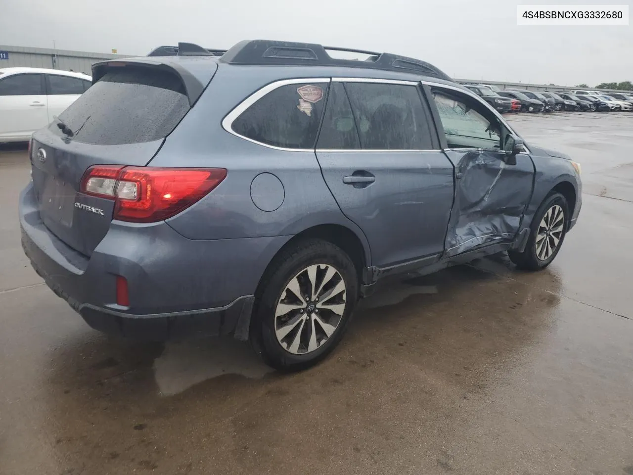 2016 Subaru Outback 2.5I Limited VIN: 4S4BSBNCXG3332680 Lot: 69386024