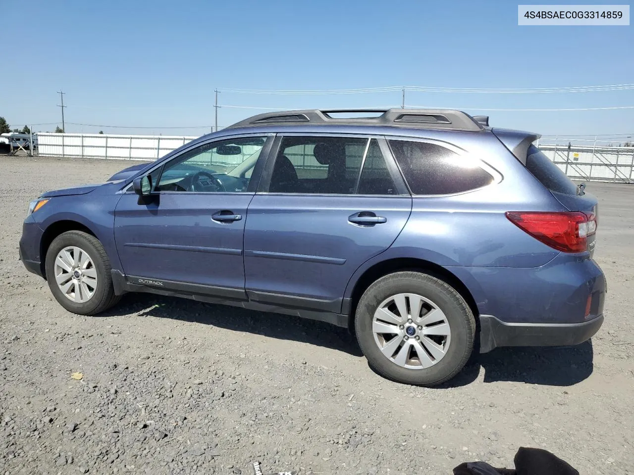 2016 Subaru Outback 2.5I Premium VIN: 4S4BSAEC0G3314859 Lot: 69536804