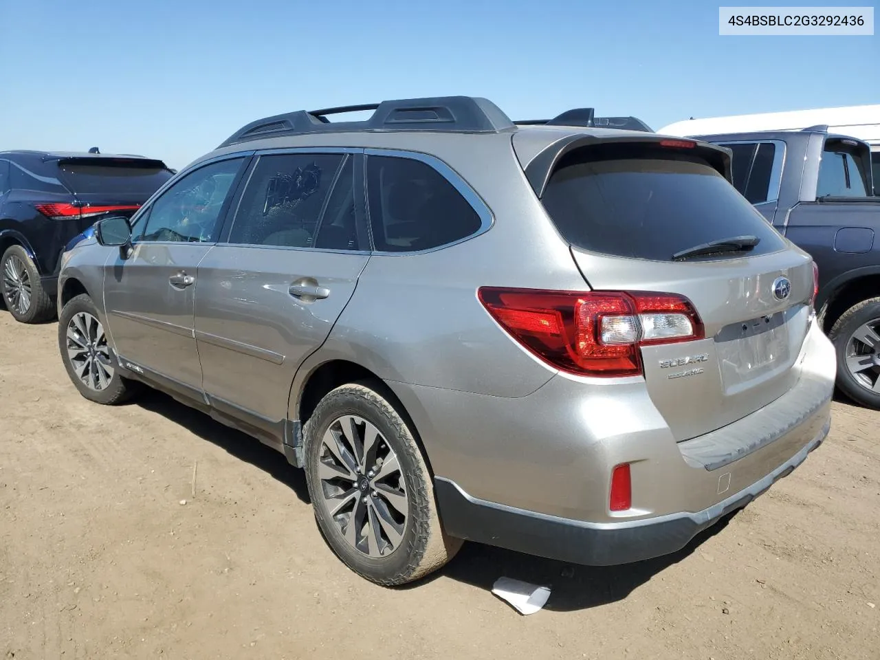 2016 Subaru Outback 2.5I Limited VIN: 4S4BSBLC2G3292436 Lot: 70589934