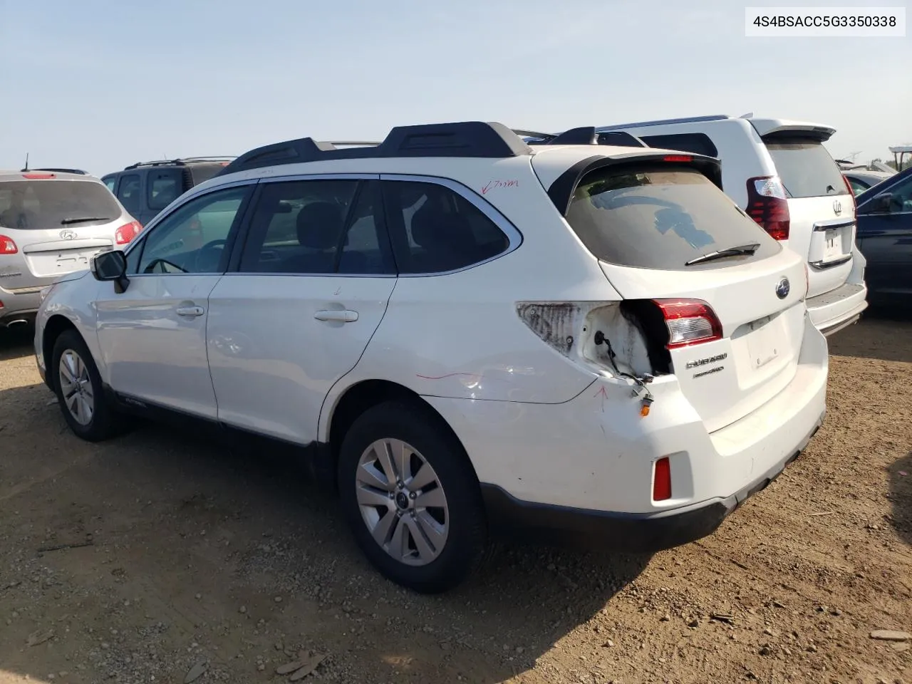 4S4BSACC5G3350338 2016 Subaru Outback 2.5I Premium