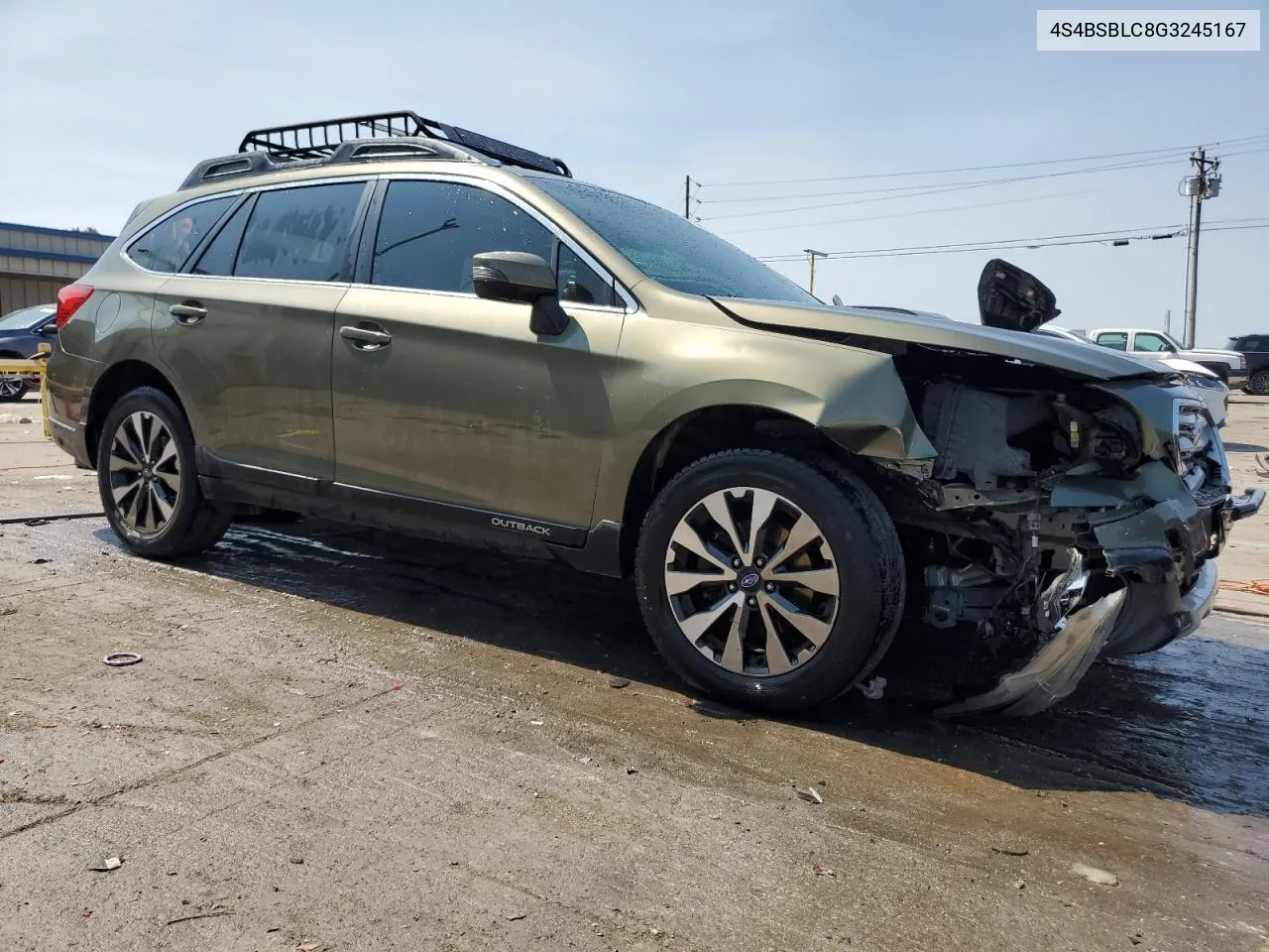 4S4BSBLC8G3245167 2016 Subaru Outback 2.5I Limited