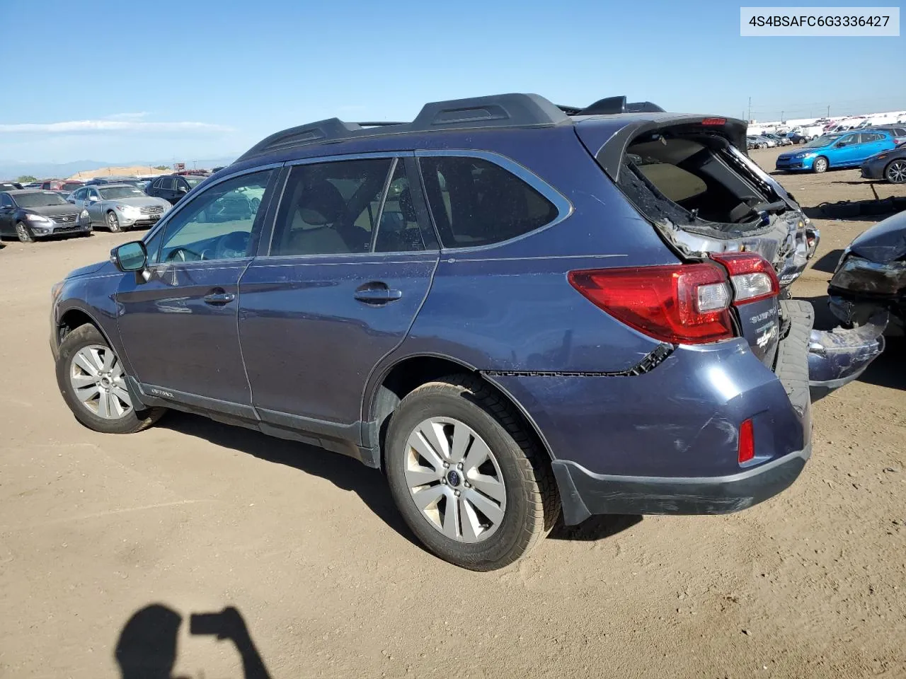 2016 Subaru Outback 2.5I Premium VIN: 4S4BSAFC6G3336427 Lot: 71239264