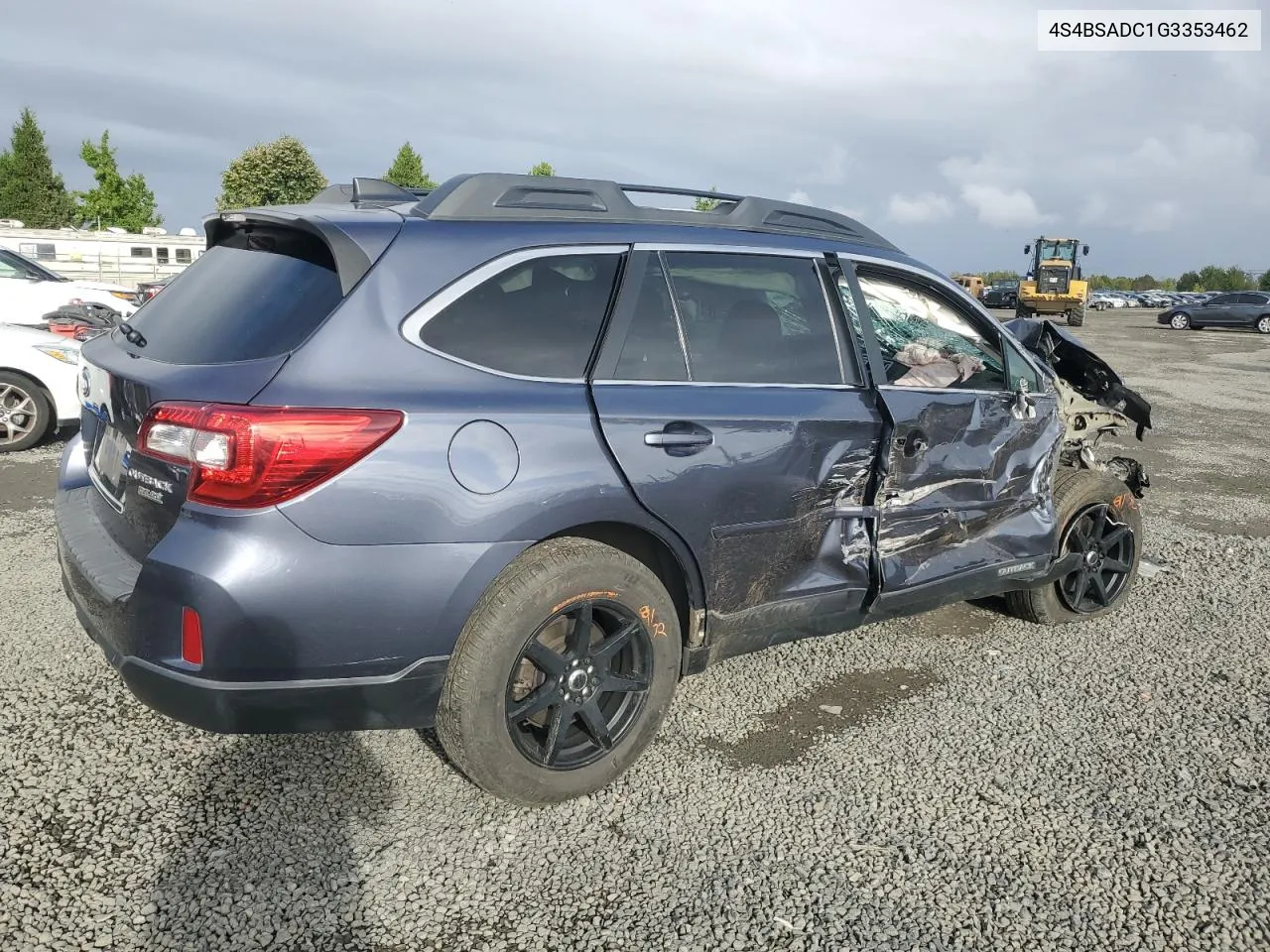 4S4BSADC1G3353462 2016 Subaru Outback 2.5I Premium