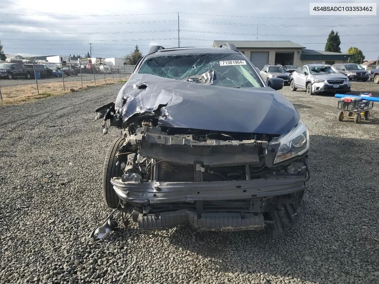 2016 Subaru Outback 2.5I Premium VIN: 4S4BSADC1G3353462 Lot: 71301964