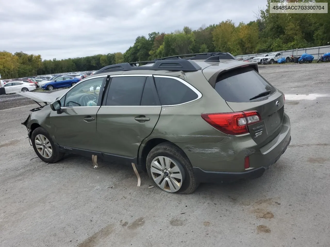 2016 Subaru Outback 2.5I Premium VIN: 4S4BSACC7G3300704 Lot: 71487124