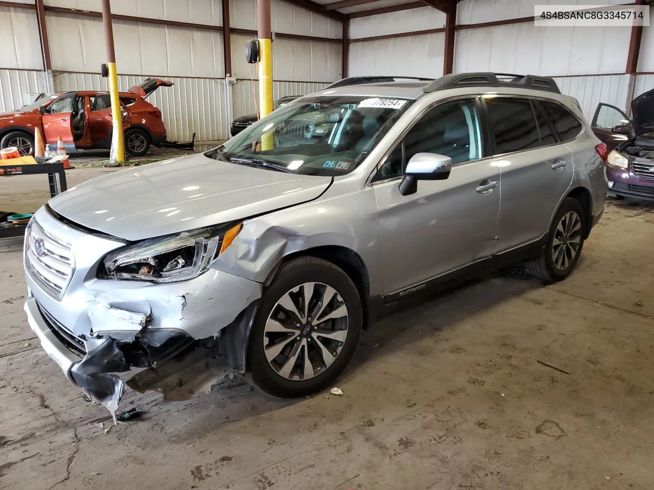 4S4BSANC8G3345714 2016 Subaru Outback 2.5I Limited