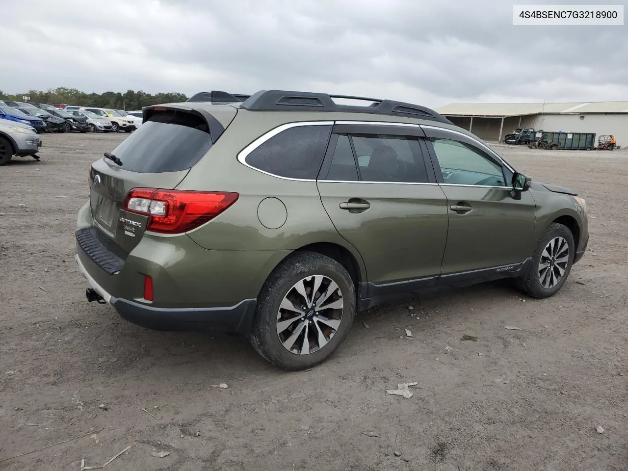 2016 Subaru Outback 3.6R Limited VIN: 4S4BSENC7G3218900 Lot: 72018074