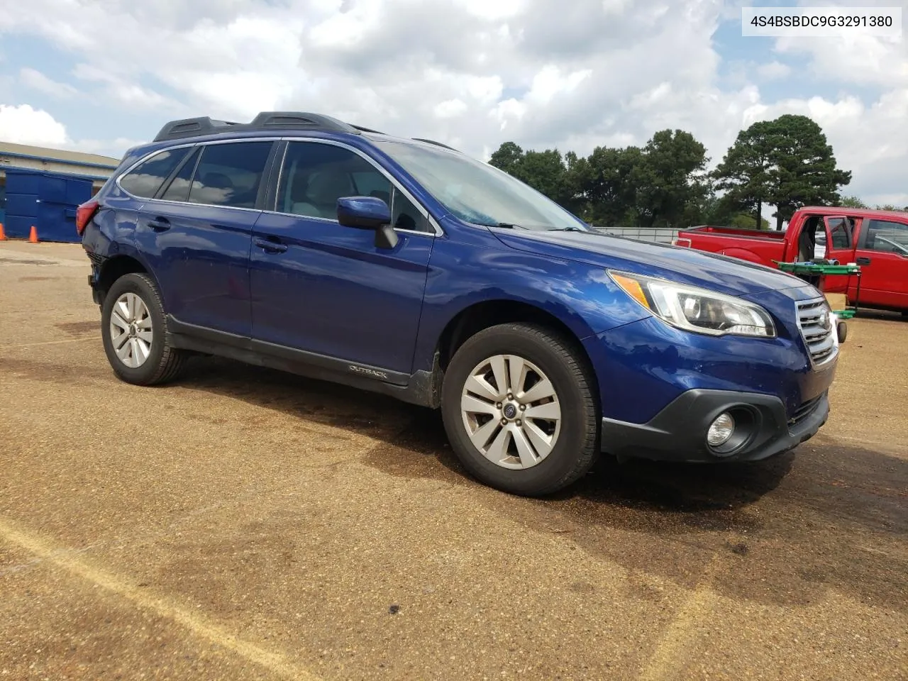 2016 Subaru Outback 2.5I Premium VIN: 4S4BSBDC9G3291380 Lot: 72192024