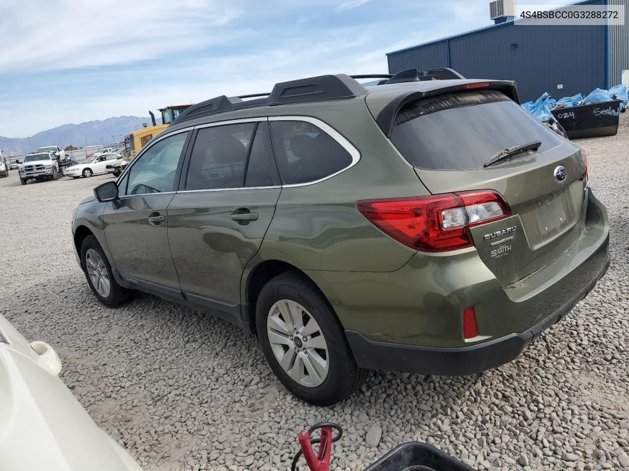 2016 Subaru Outback 2.5I Premium VIN: 4S4BSBCC0G3288272 Lot: 72576594