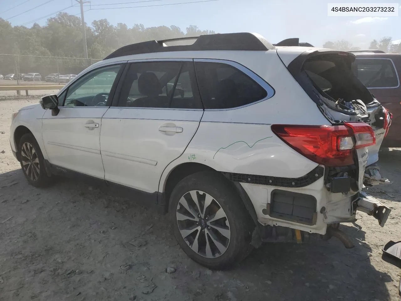 2016 Subaru Outback 2.5I Limited VIN: 4S4BSANC2G3273232 Lot: 72615294