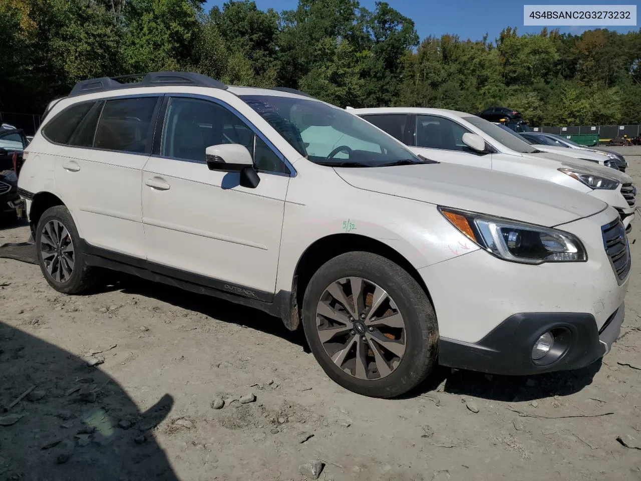 2016 Subaru Outback 2.5I Limited VIN: 4S4BSANC2G3273232 Lot: 72615294