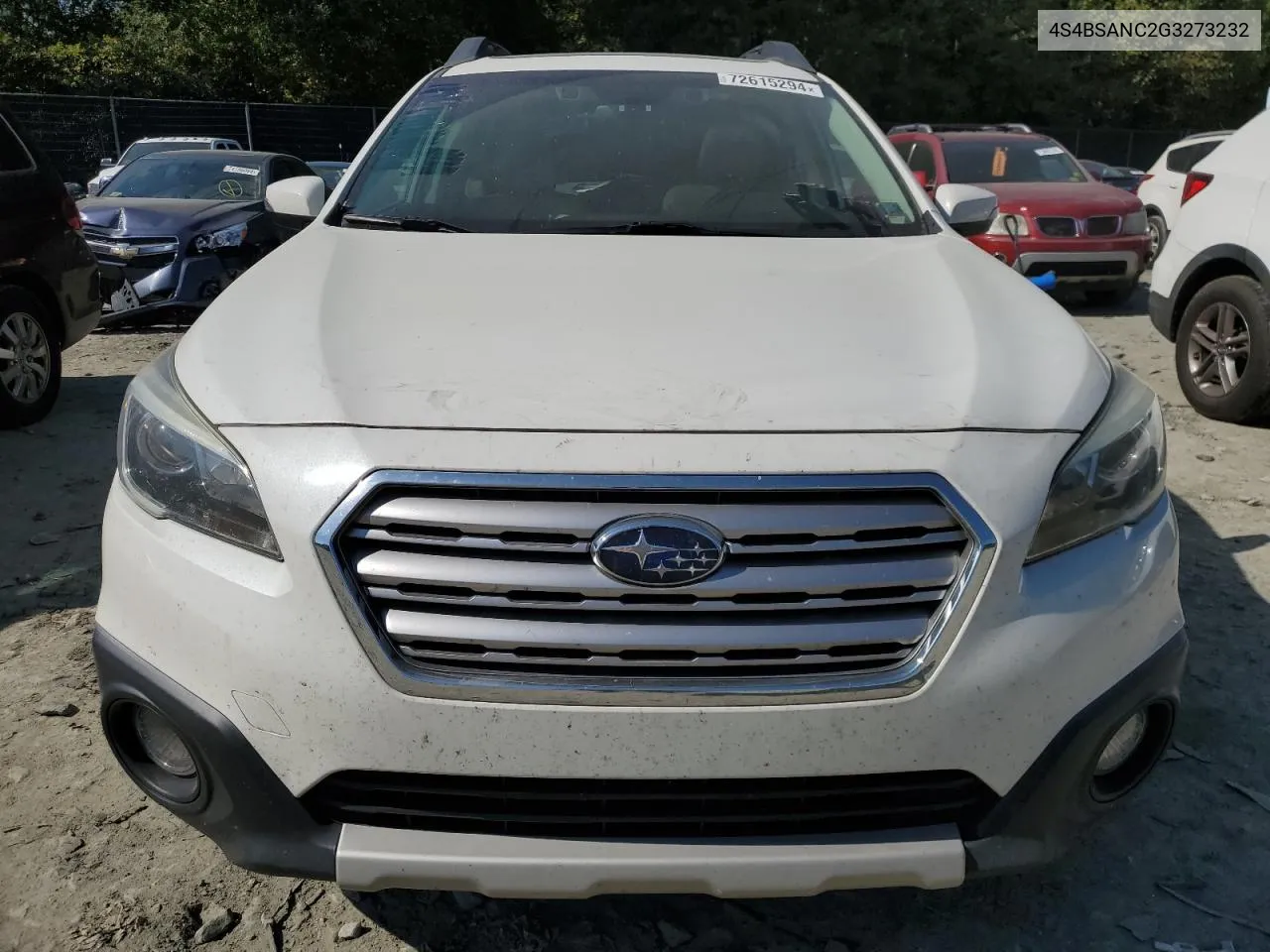 2016 Subaru Outback 2.5I Limited VIN: 4S4BSANC2G3273232 Lot: 72615294