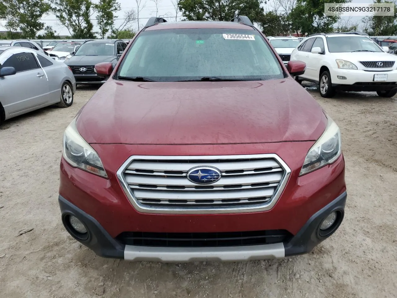 2016 Subaru Outback 2.5I Limited VIN: 4S4BSBNC9G3217178 Lot: 73656544