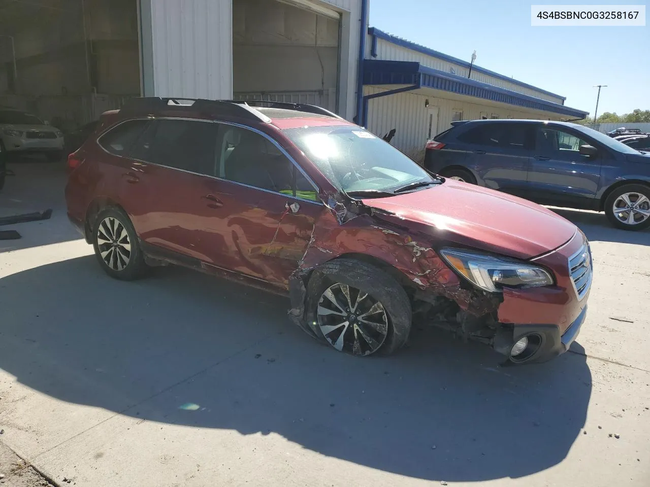 2016 Subaru Outback 2.5I Limited VIN: 4S4BSBNC0G3258167 Lot: 73657434