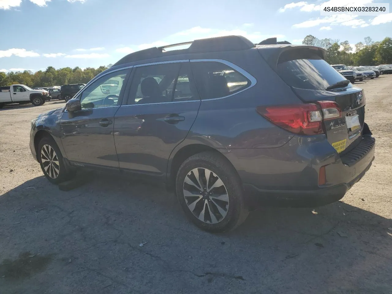 2016 Subaru Outback 2.5I Limited VIN: 4S4BSBNCXG3283240 Lot: 74086254