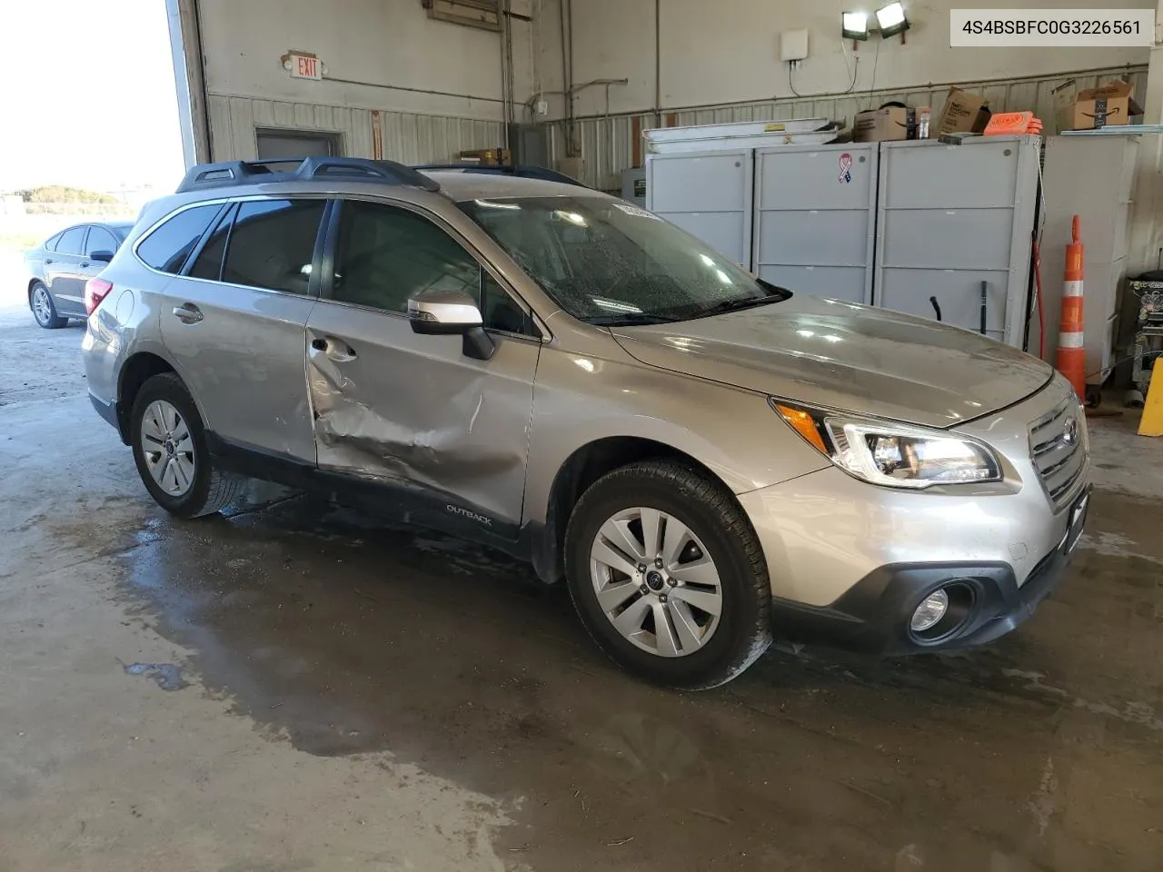 2016 Subaru Outback 2.5I Premium VIN: 4S4BSBFC0G3226561 Lot: 74324644