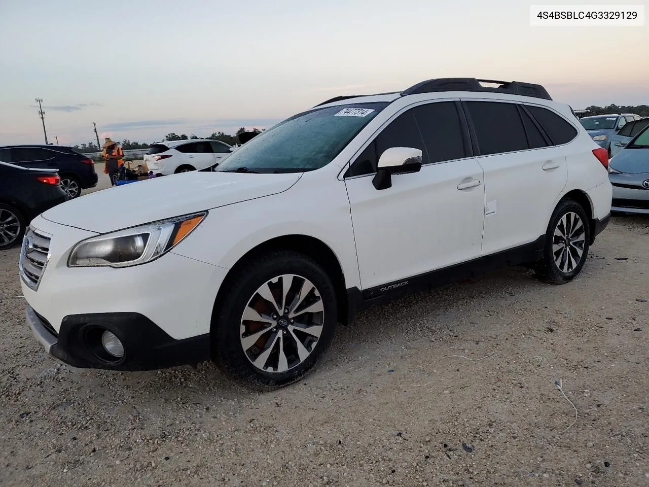 2016 Subaru Outback 2.5I Limited VIN: 4S4BSBLC4G3329129 Lot: 74477314