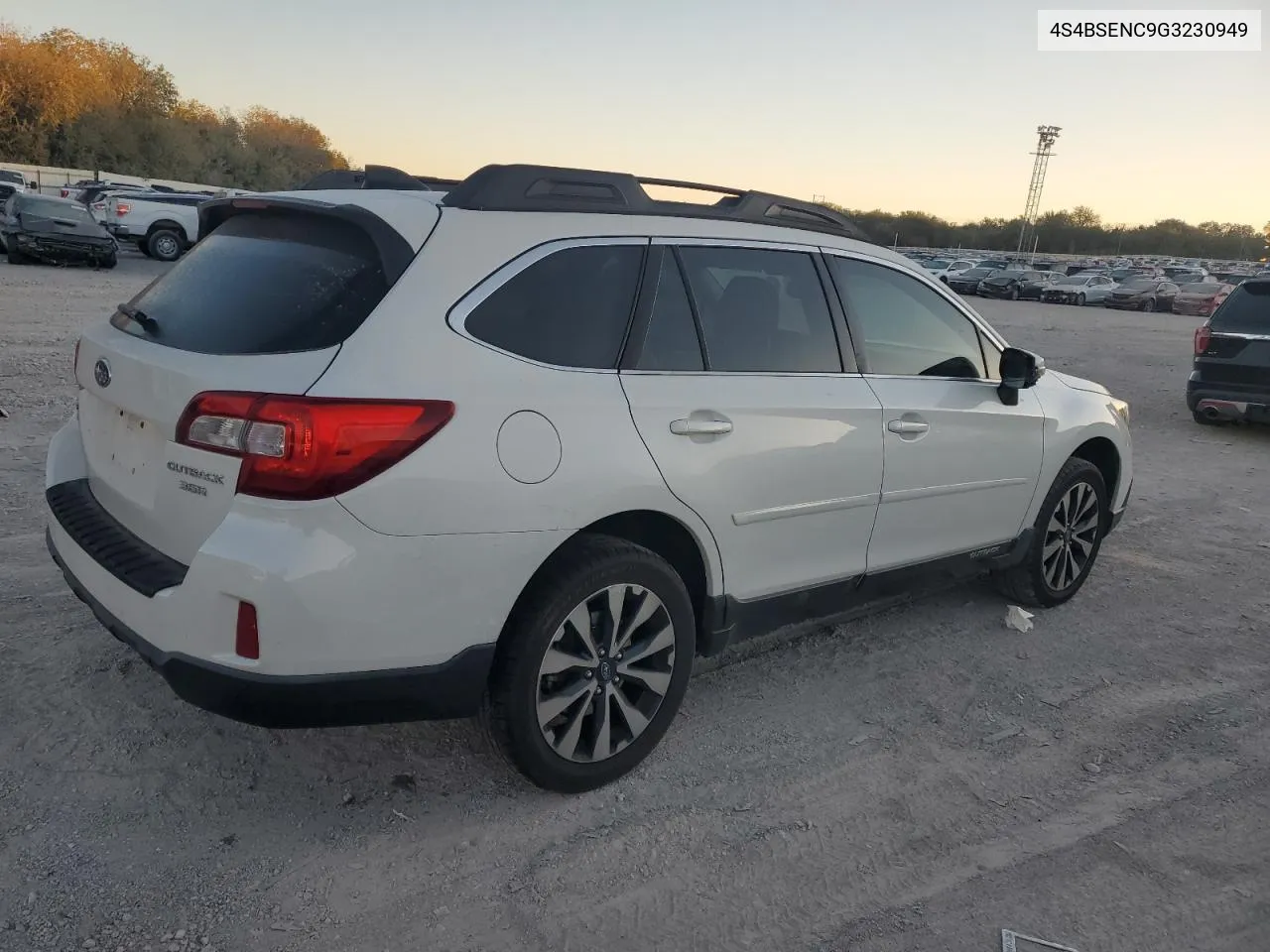 2016 Subaru Outback 3.6R Limited VIN: 4S4BSENC9G3230949 Lot: 74795064