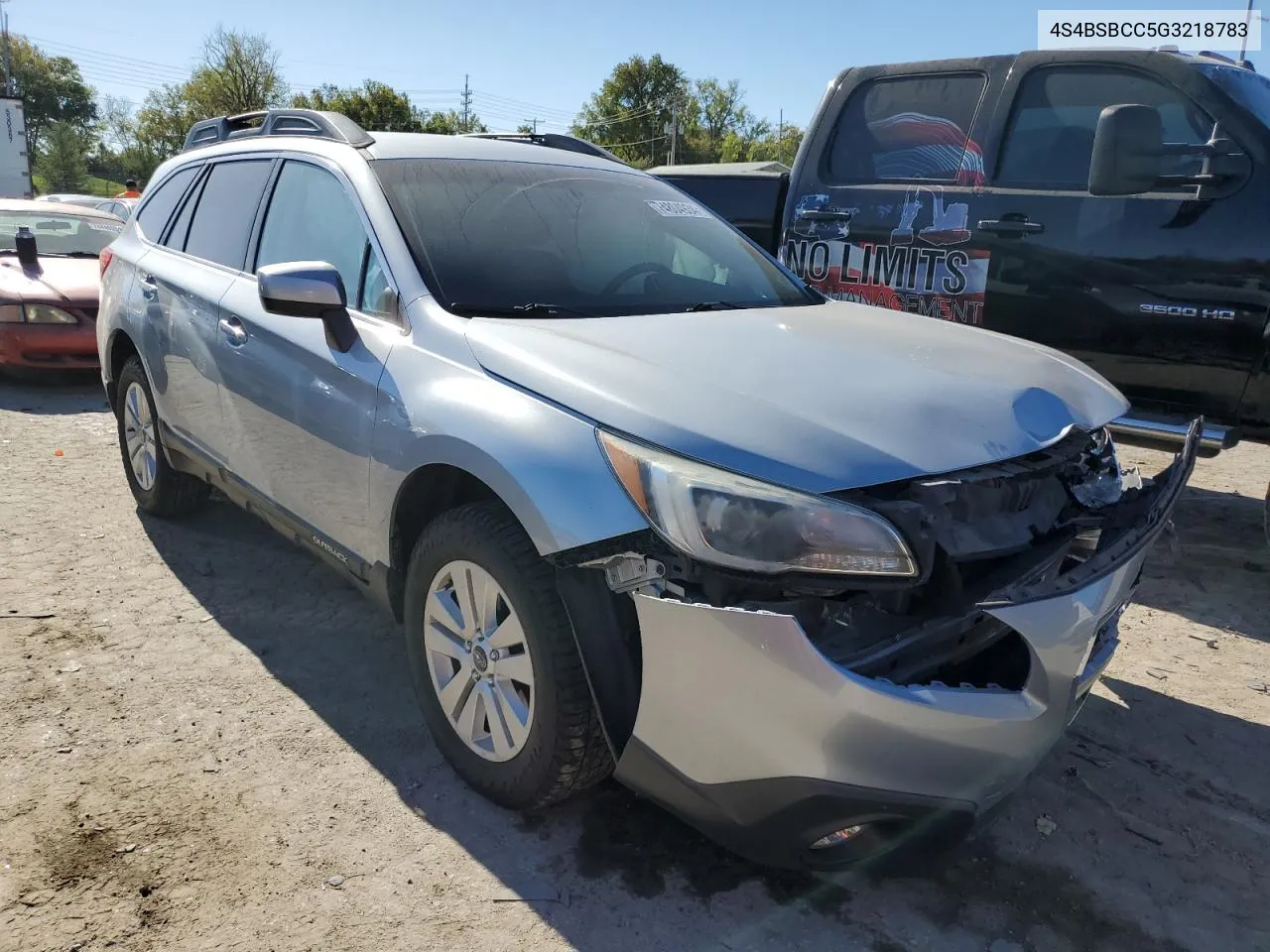 2016 Subaru Outback 2.5I Premium VIN: 4S4BSBCC5G3218783 Lot: 74804934