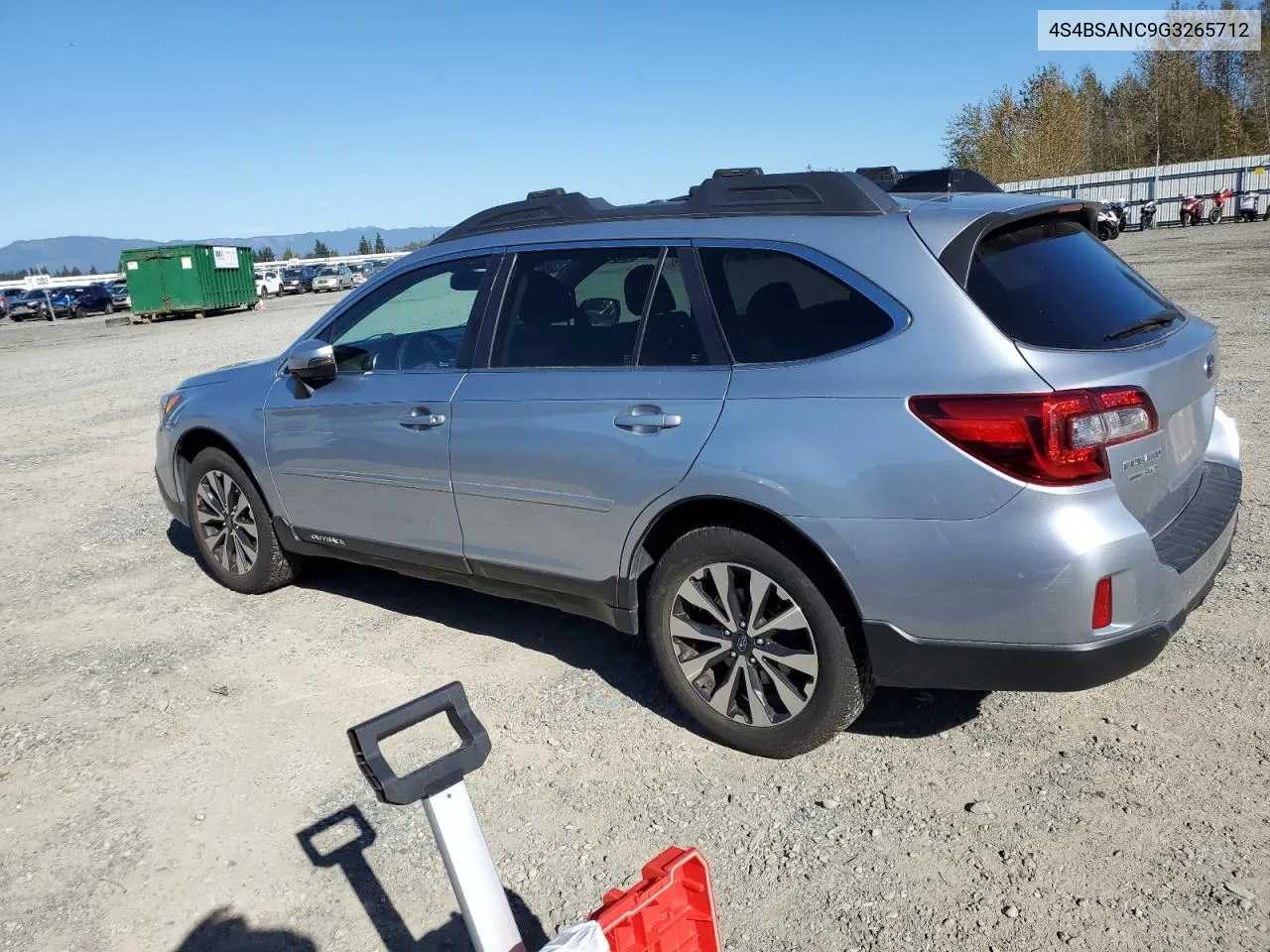 2016 Subaru Outback 2.5I Limited VIN: 4S4BSANC9G3265712 Lot: 74920544