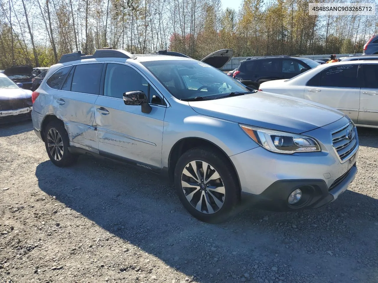 2016 Subaru Outback 2.5I Limited VIN: 4S4BSANC9G3265712 Lot: 74920544