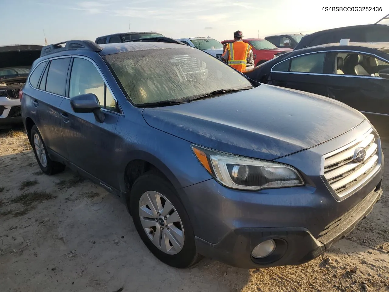 2016 Subaru Outback 2.5I Premium VIN: 4S4BSBCC0G3252436 Lot: 75538734