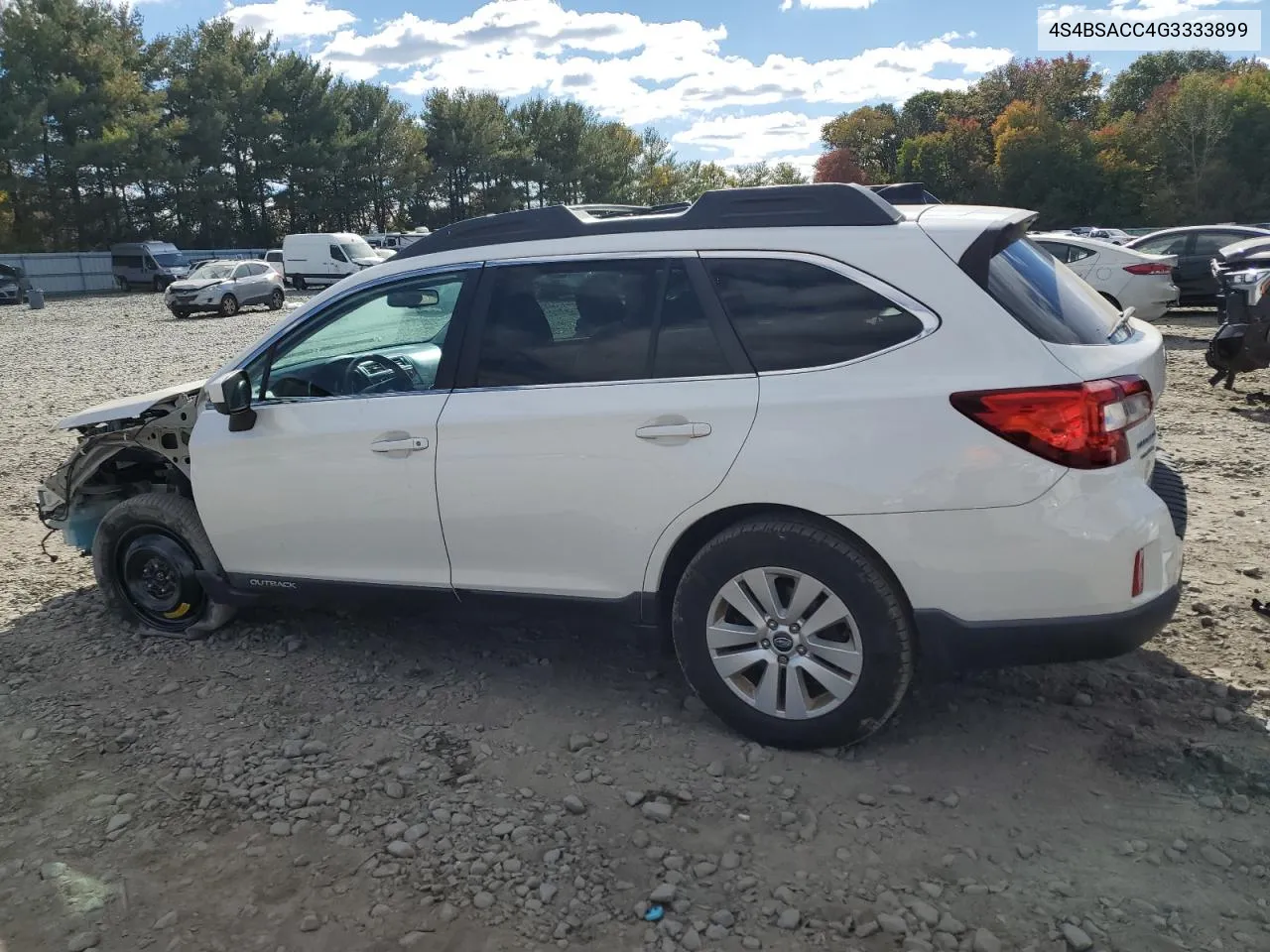 2016 Subaru Outback 2.5I Premium VIN: 4S4BSACC4G3333899 Lot: 75699364