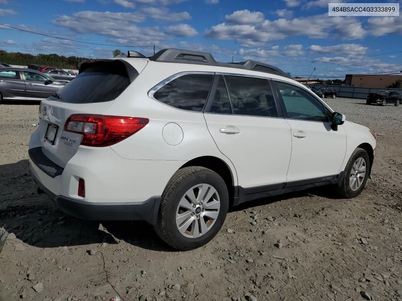 2016 Subaru Outback 2.5I Premium VIN: 4S4BSACC4G3333899 Lot: 75699364