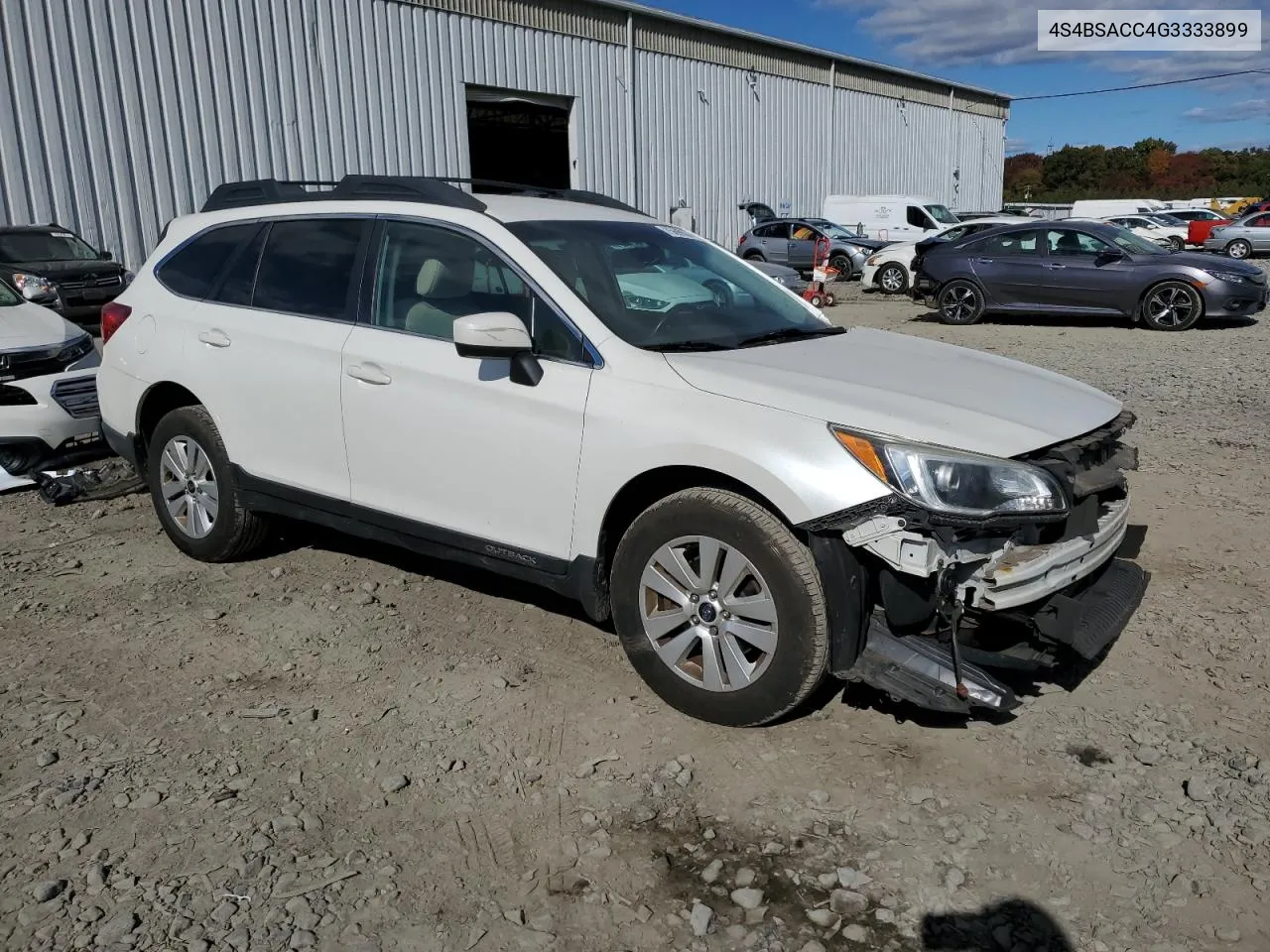 2016 Subaru Outback 2.5I Premium VIN: 4S4BSACC4G3333899 Lot: 75699364